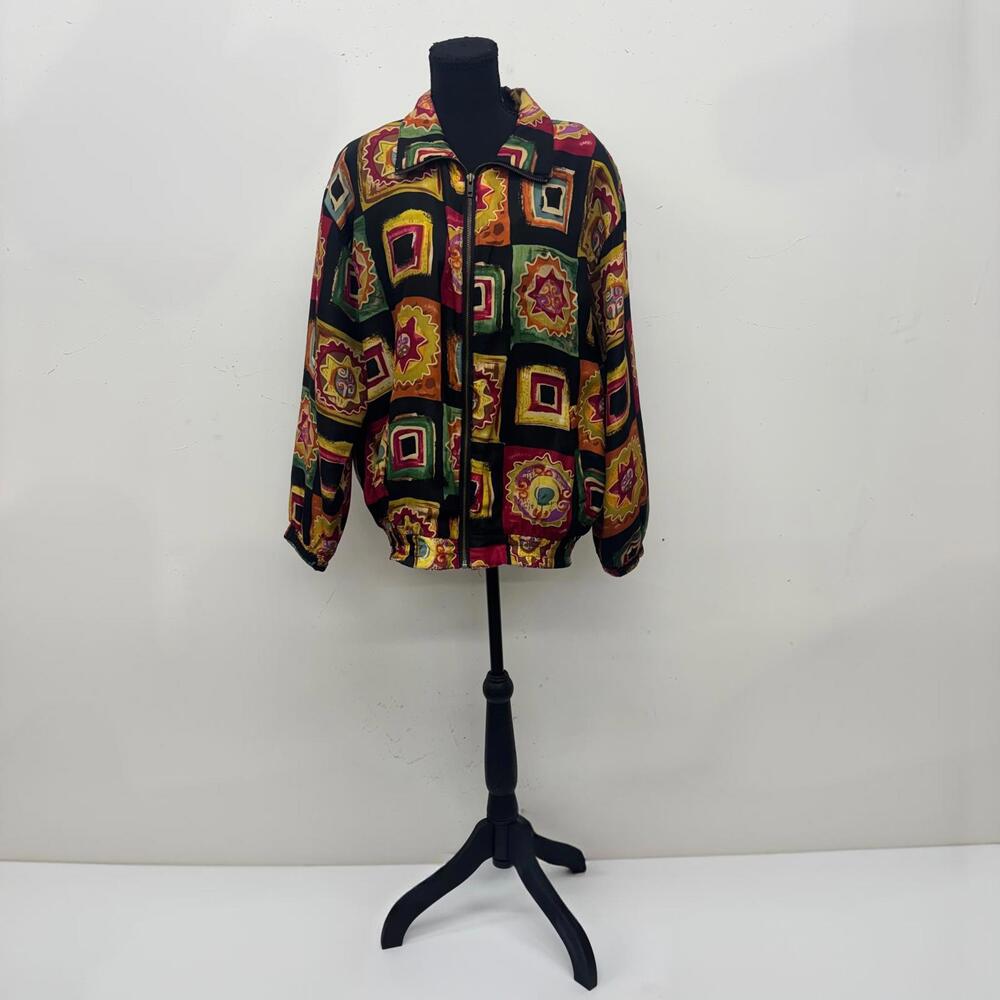 East West Silks Vintage Multicolor Jacket (S)